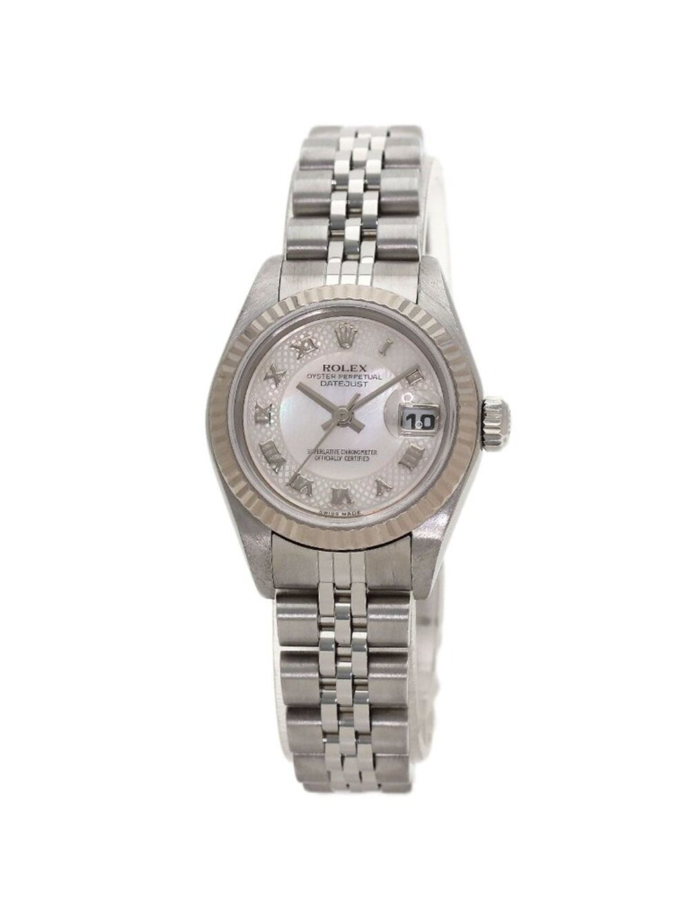 Rolex Datejust Watch SS 18k White Gold